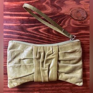HOBO Olive Wristlet Clutch